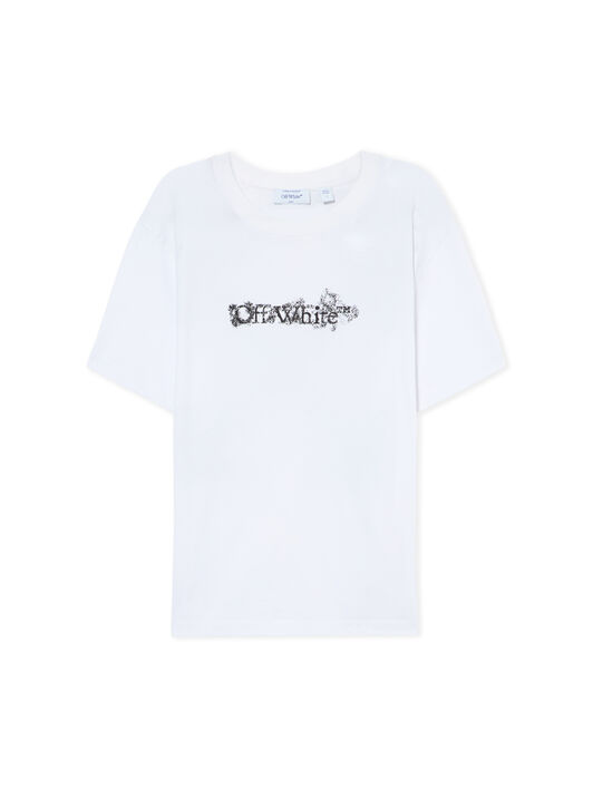 OFF WHITE Heraldic Arrow Slim T-shirt WHITE 44MAA027S26J007
