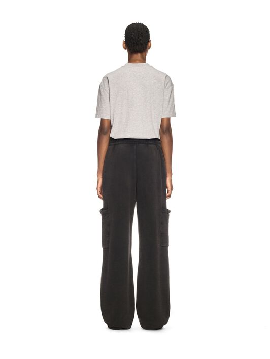 OFF WHITE Black Bookish Cargo Sweatpants BLACK OWCH025S25FLE001