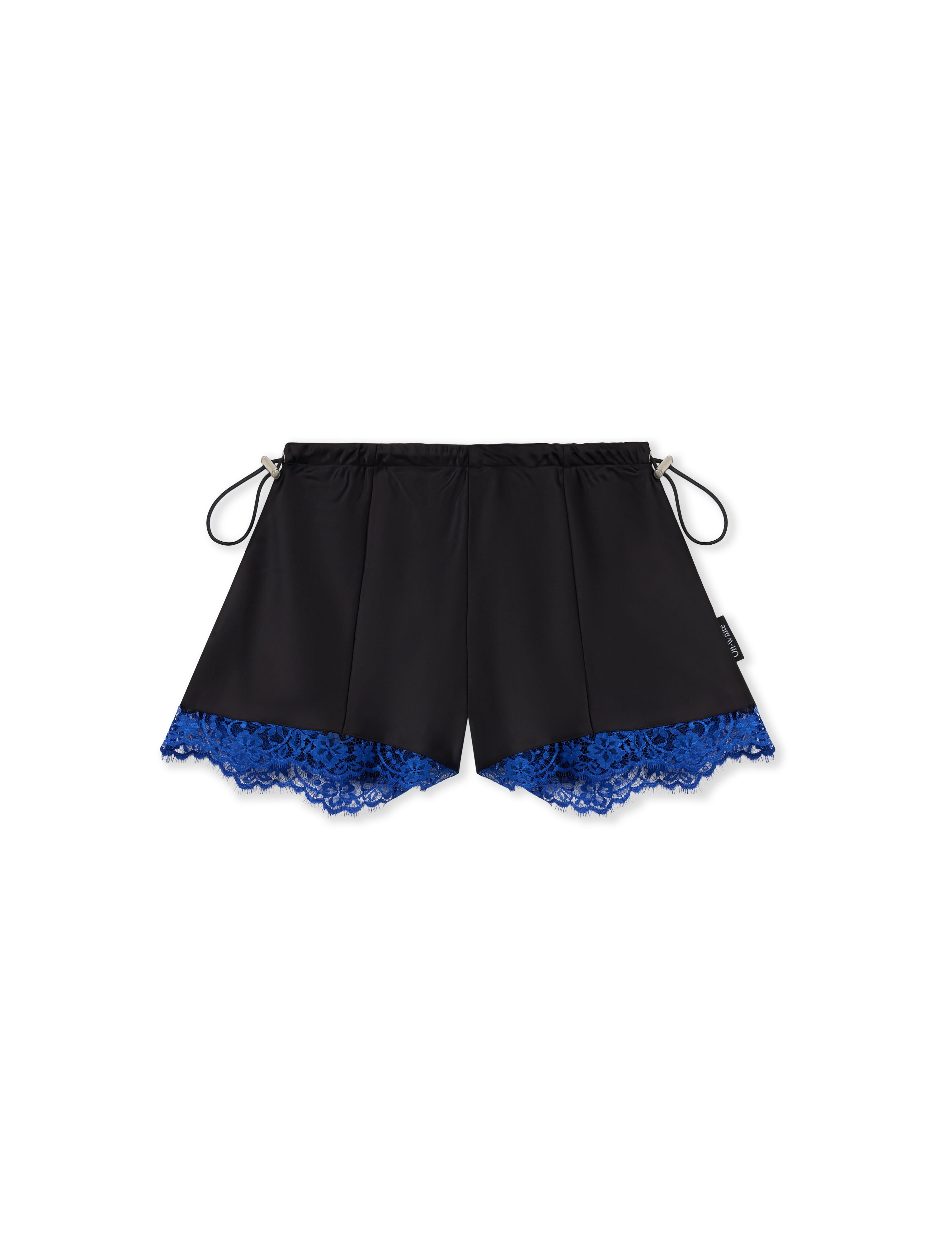 Satin Lace Slip Shorts OFF WHITE Satin Lace Slip Shorts Black Nautical Blue 2FJ00870B