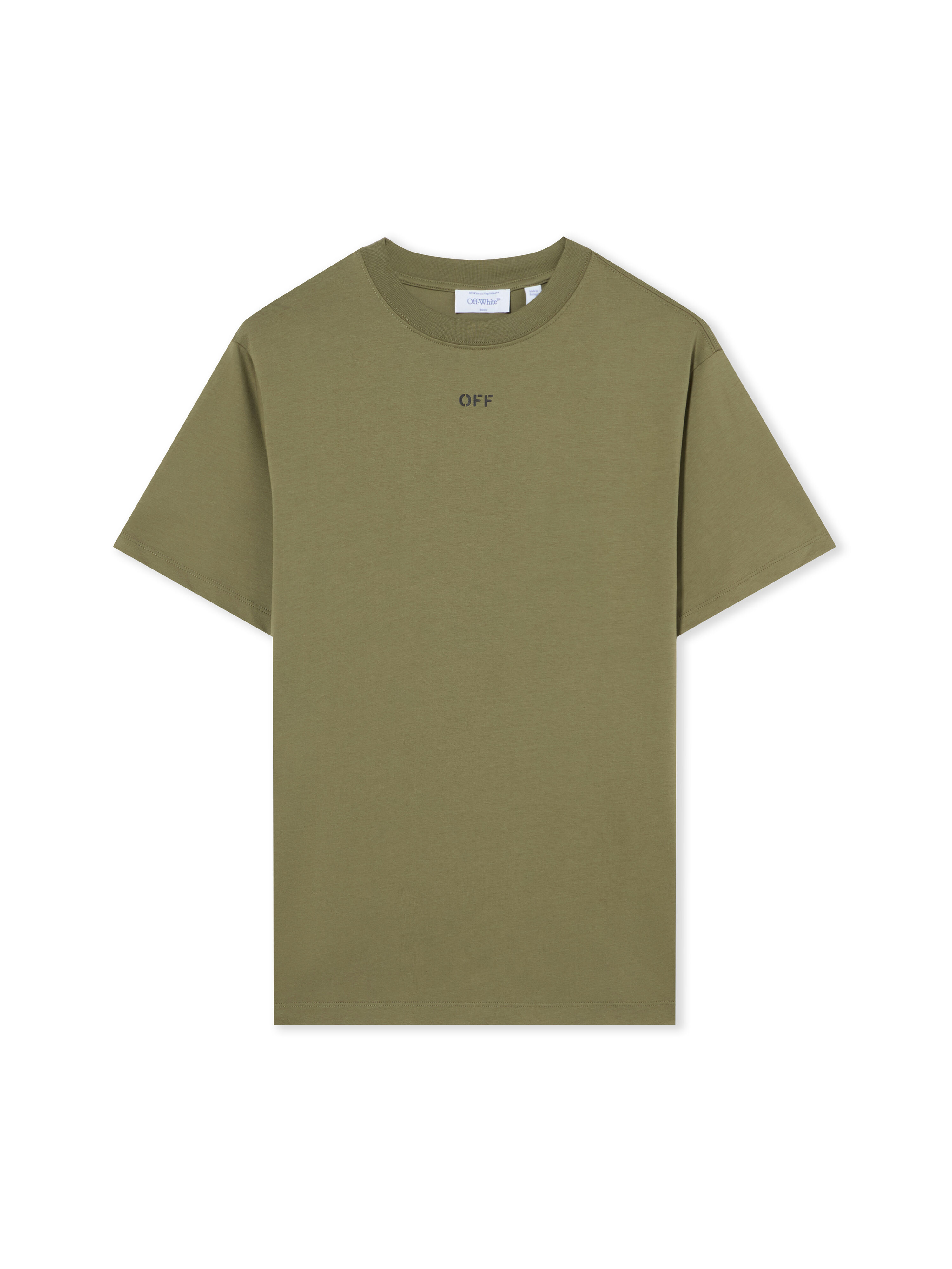 OFF WHITE Tonal Arrow Slim T-Shirt WINTER MOSS 44OWOS26T075