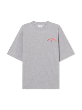 OFF WHITE Star Arrow Skate  T-Shirt GREY MELANGE - BLACK OMAA120S25JER008