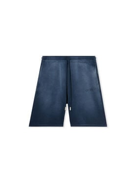 OFF WHITE LAUNDRY DIAG SKATE SWEATSHORT VINTAGE DARK SAPPHIRE - VINTAGE DARK SAP OMCI013F25FLE009