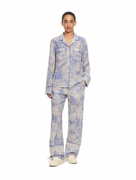 City Nature Habutai Pajama Shirt OFF WHITE City Nature Habutai Pajama Shirt Ivory Heather 2FB00557T