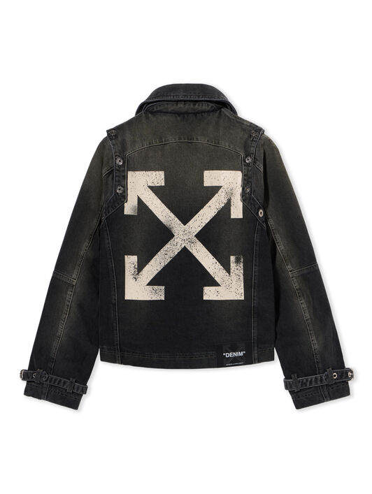 OFF WHITE Duty Free Denim Jacket  OMYQ00DZ25DEN001