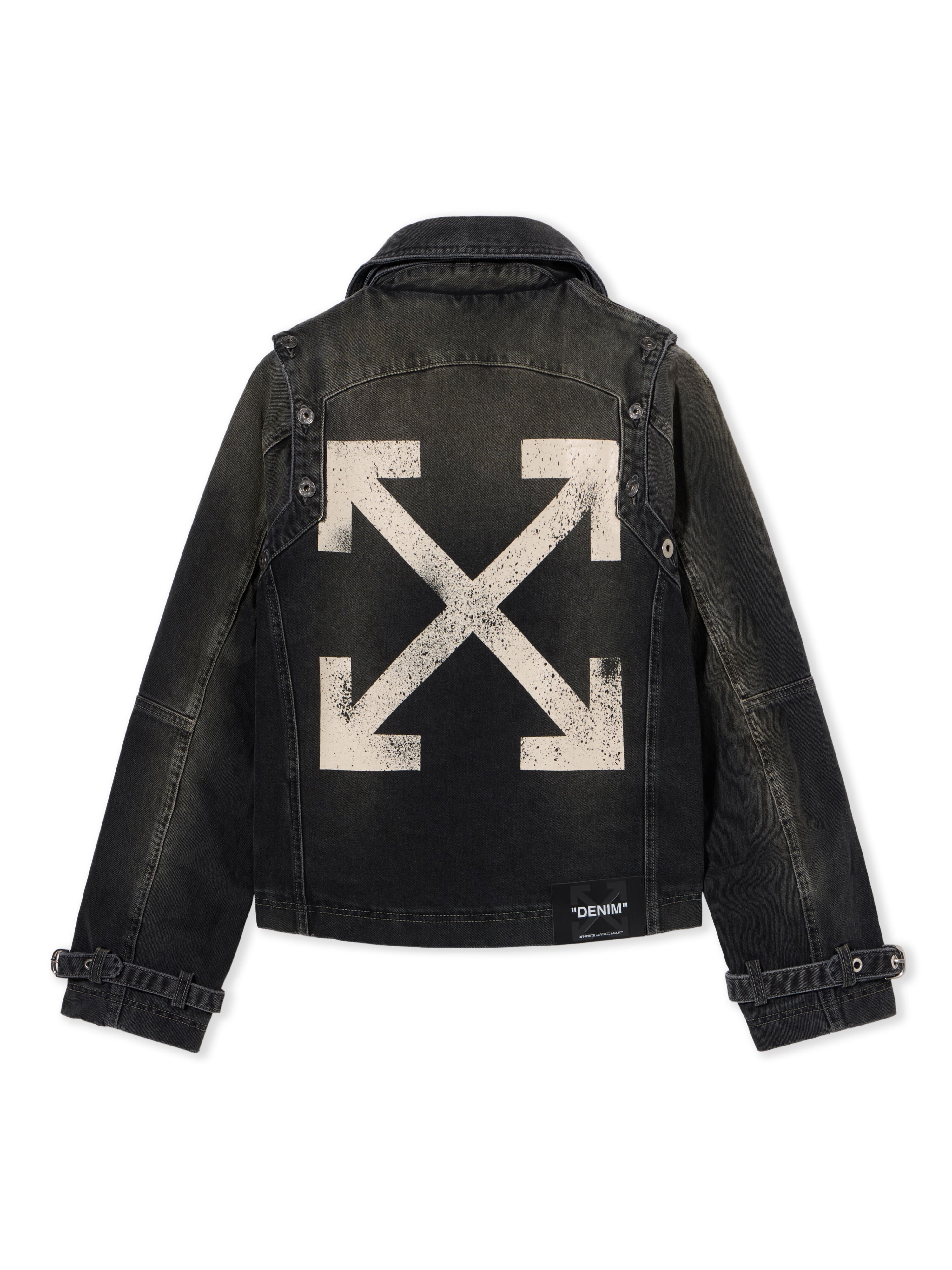 OFF WHITE Duty Free Denim Jacket  OMYQ00DZ25DEN001