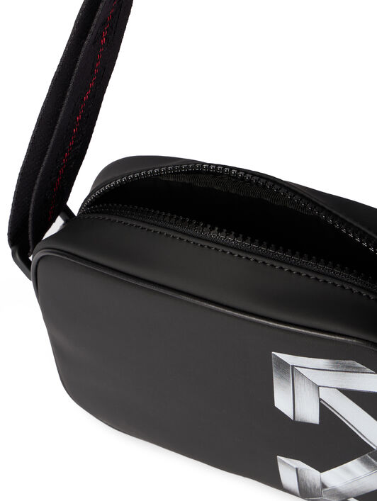 OFF WHITE Heritage Camera Bag BLACK - SILVER OMNQ099F25FAB005