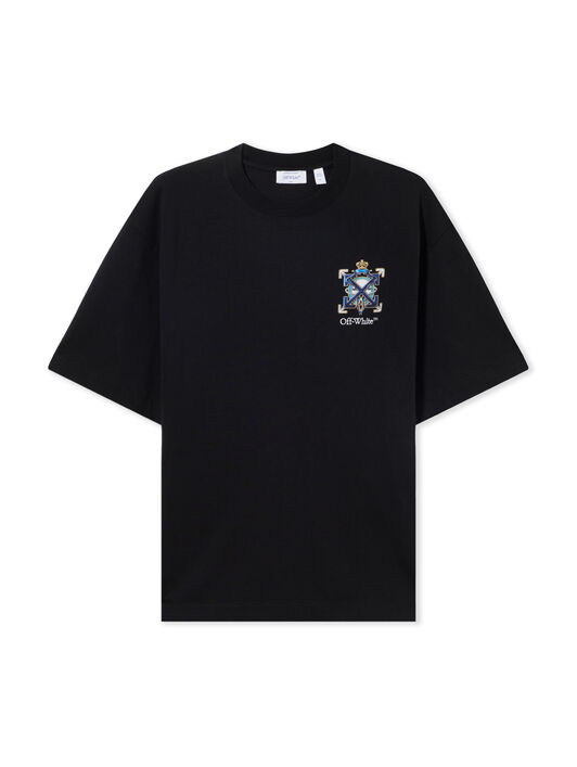 OFF WHITE Jewel Arrow Skate S/S Tee BLACK 44MAA120S26J003