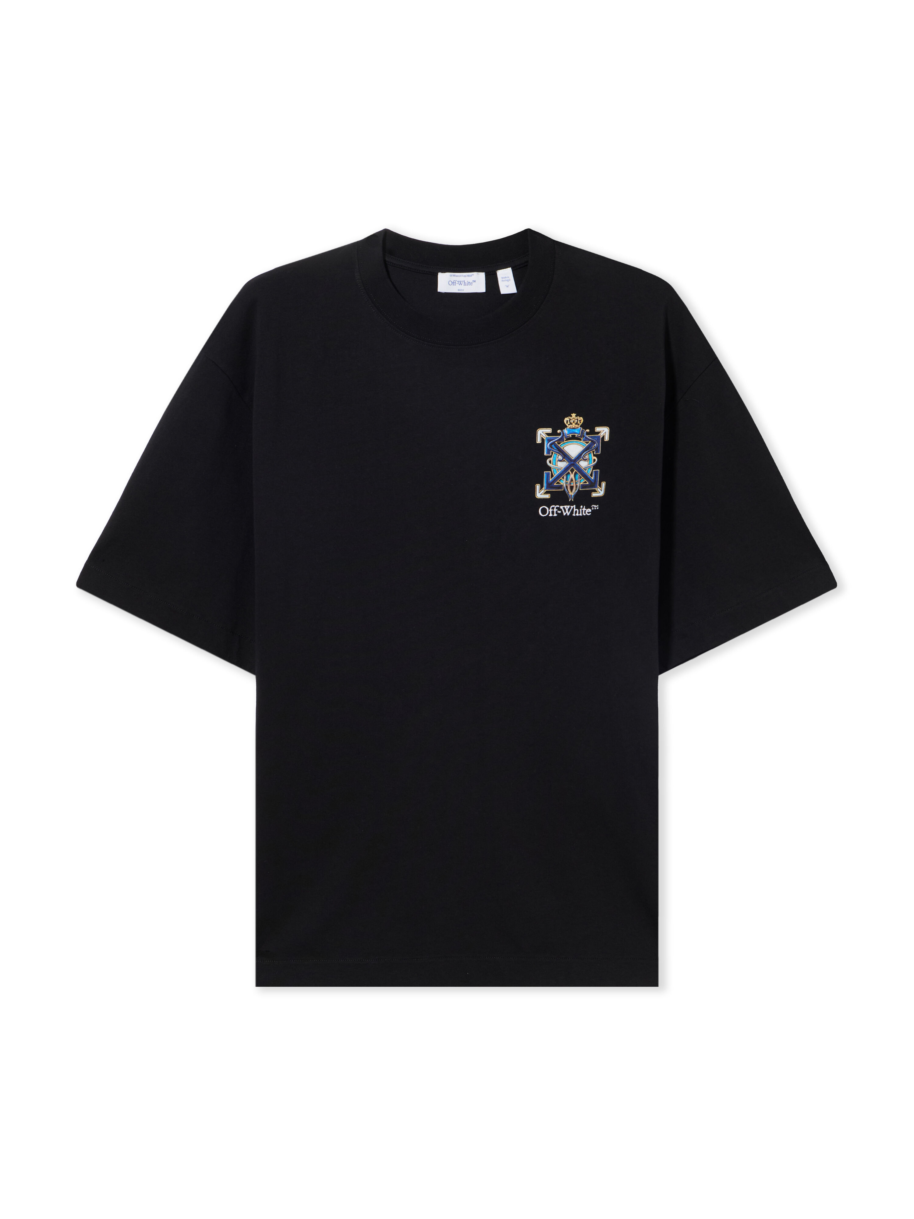 OFF WHITE Jewel Arrow Skate S/S Tee BLACK 44MAA120S26J003