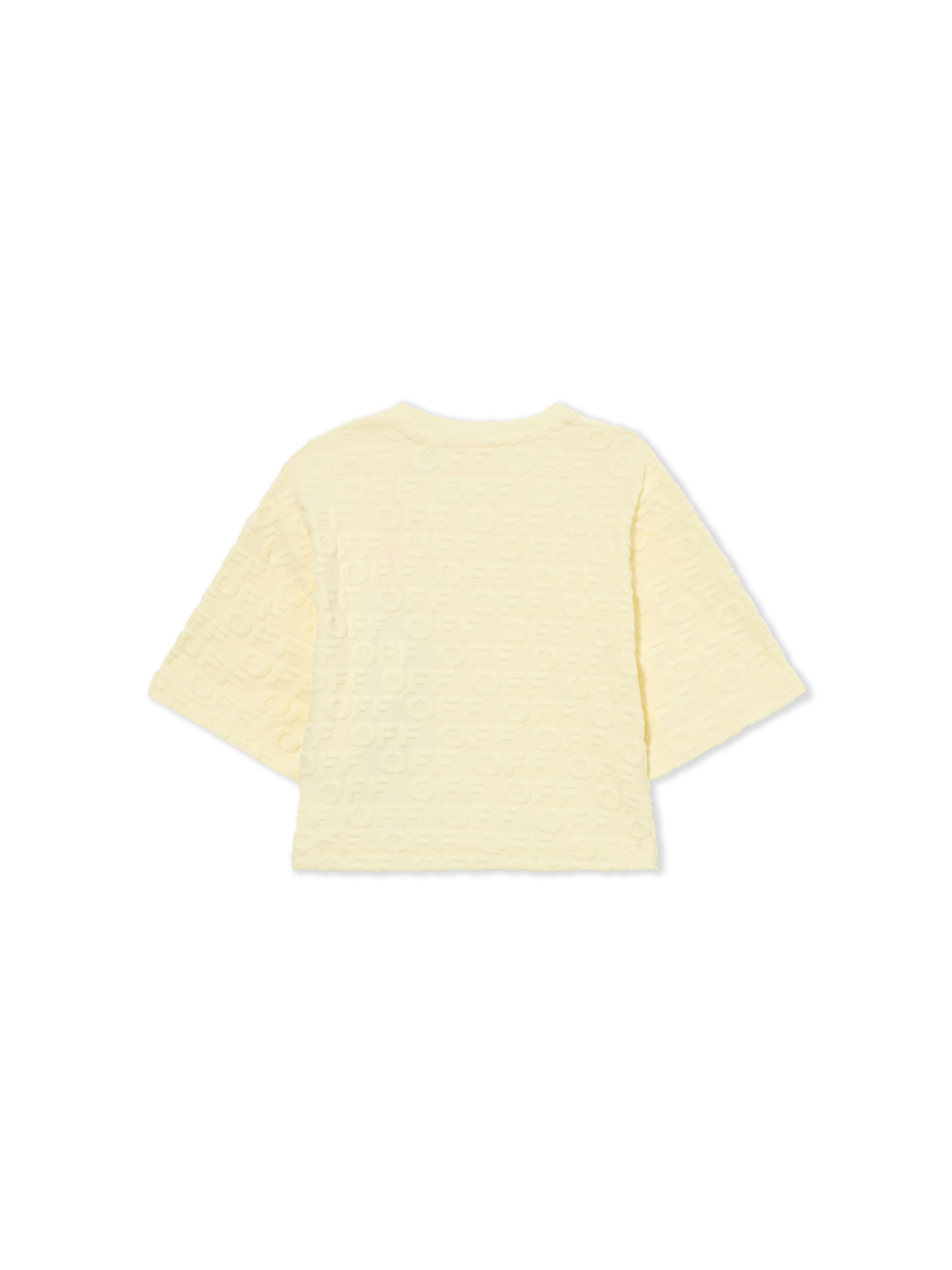 OFF WHITE Off Ao Terry Box Tee S/S PEAR SORBET 44GAA019S26J003