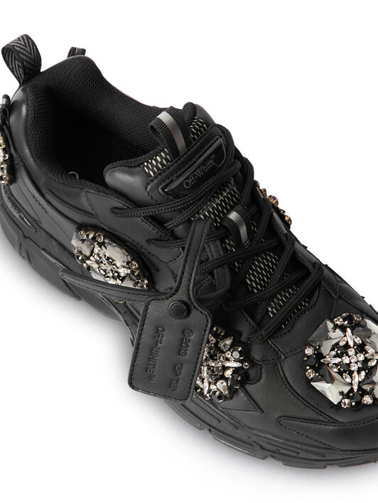 Be Right Back Bejeweled Sneakers OFF WHITE Be Right Back Bejeweled Sneakers BLACK - SILVER OMIA295Z26LEA003