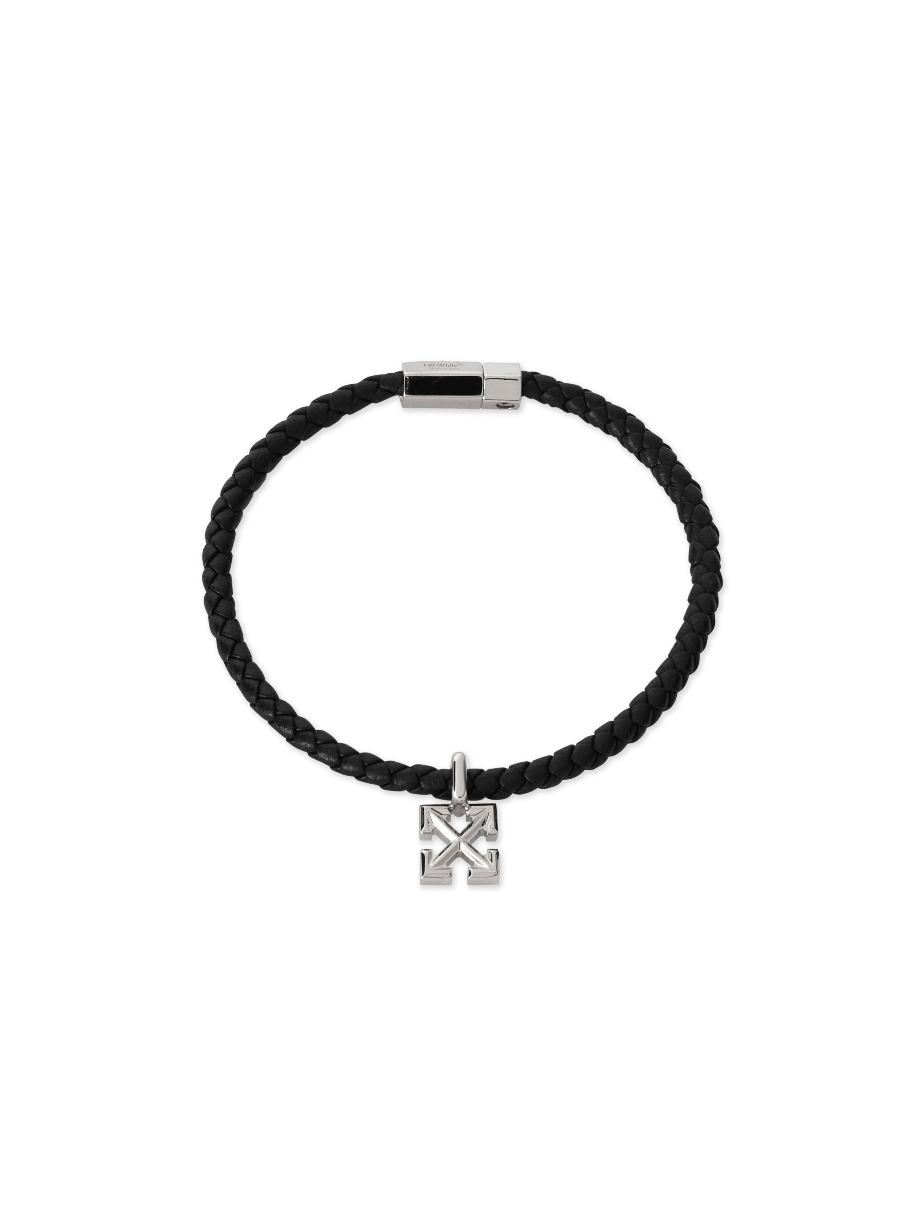 Arrow Leather Bracelet in SILVER for Men | Off-White™