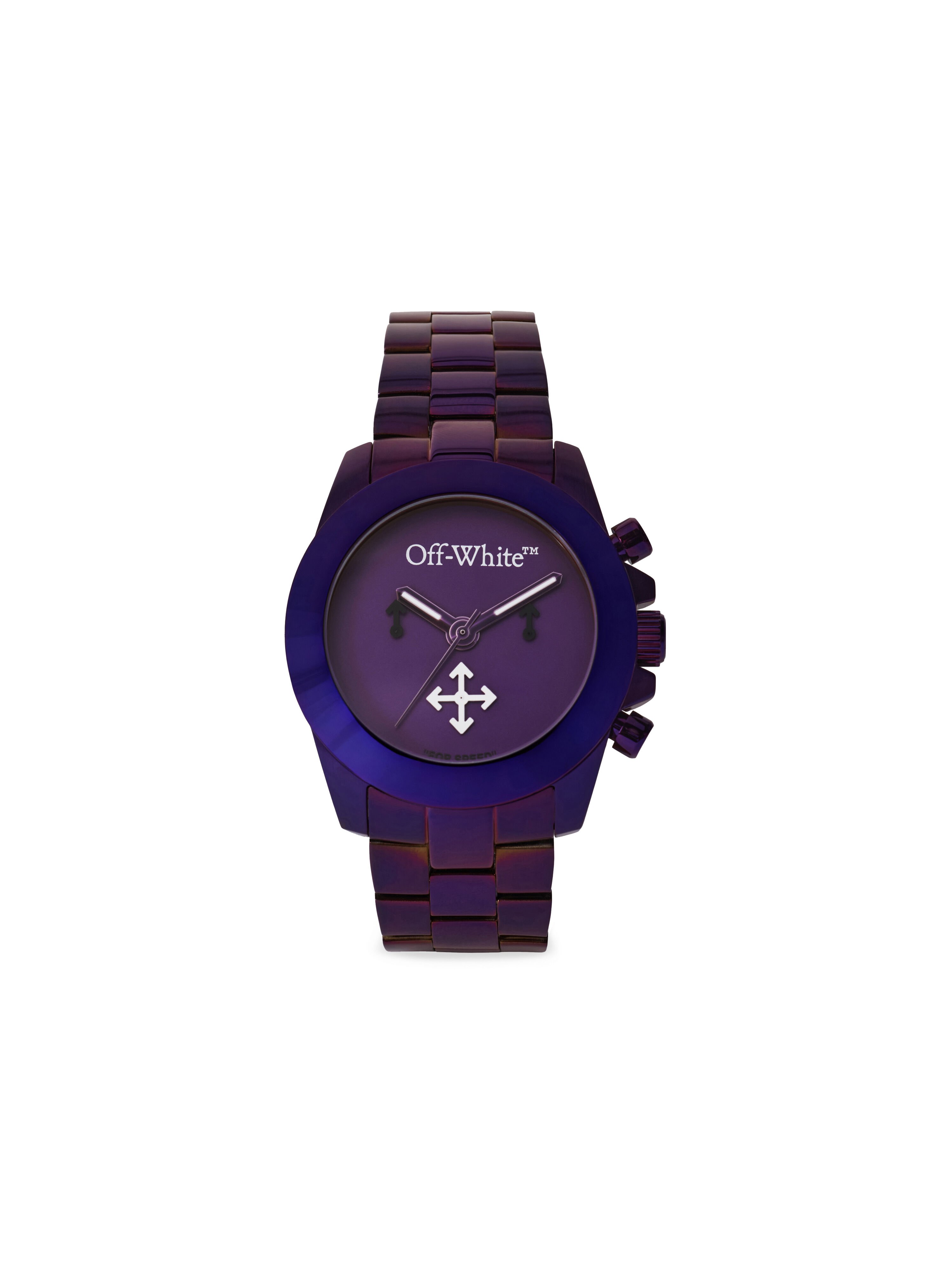 "Reset" Watch OFF WHITE "Reset" Watch Purple OW1G012M