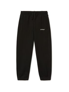 OFF WHITE Joggers Con Logo Bookish NERO OBCH001S25FLE001