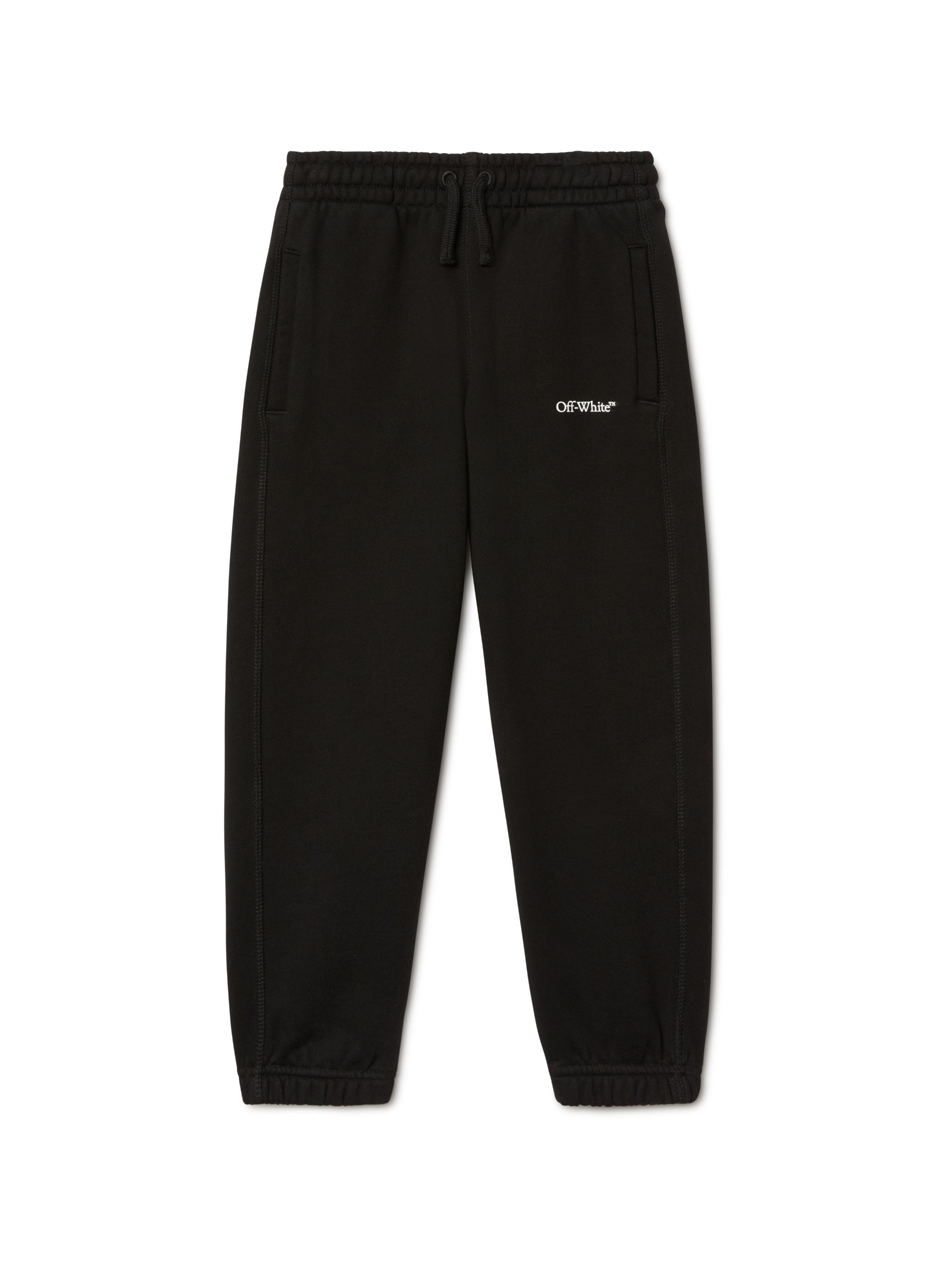 OFF WHITE Bookish Sweatpants BLACK OBCH001S25FLE001