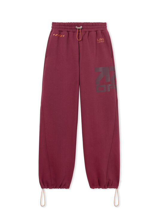 LAB L/AB Bungee Jogger Sweatpants Burgundy LABF2639H00042T