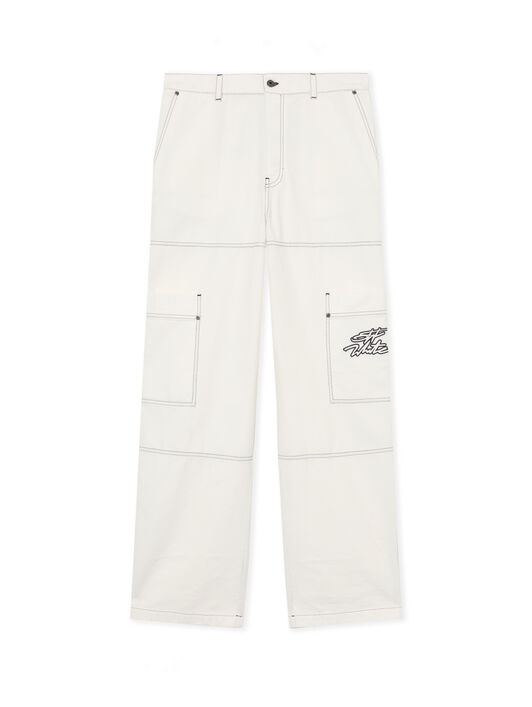 OFF WHITE Script Cargo Pants WHITE 44XCF04ES26F001