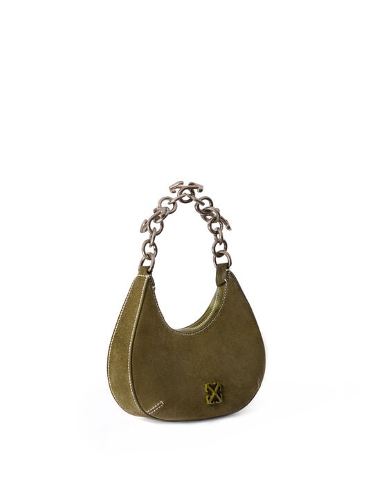 Hemisphere Suede Bag OFF WHITE Hemisphere Suede Bag BEECH - NO COLOR OWNN184F25LEA003