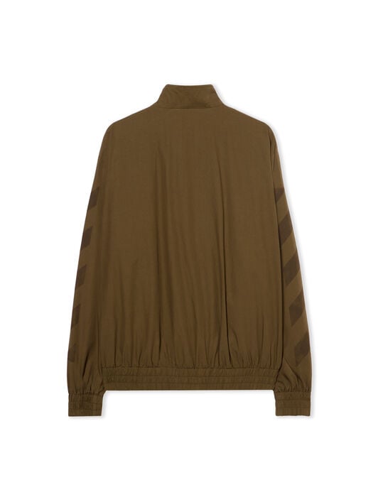 Diagonal Cotton Tracktop OFF WHITE Diagonal Cotton Tracktop ARMY GREEN - ARMY GREEN OMBD05GF25FAB001