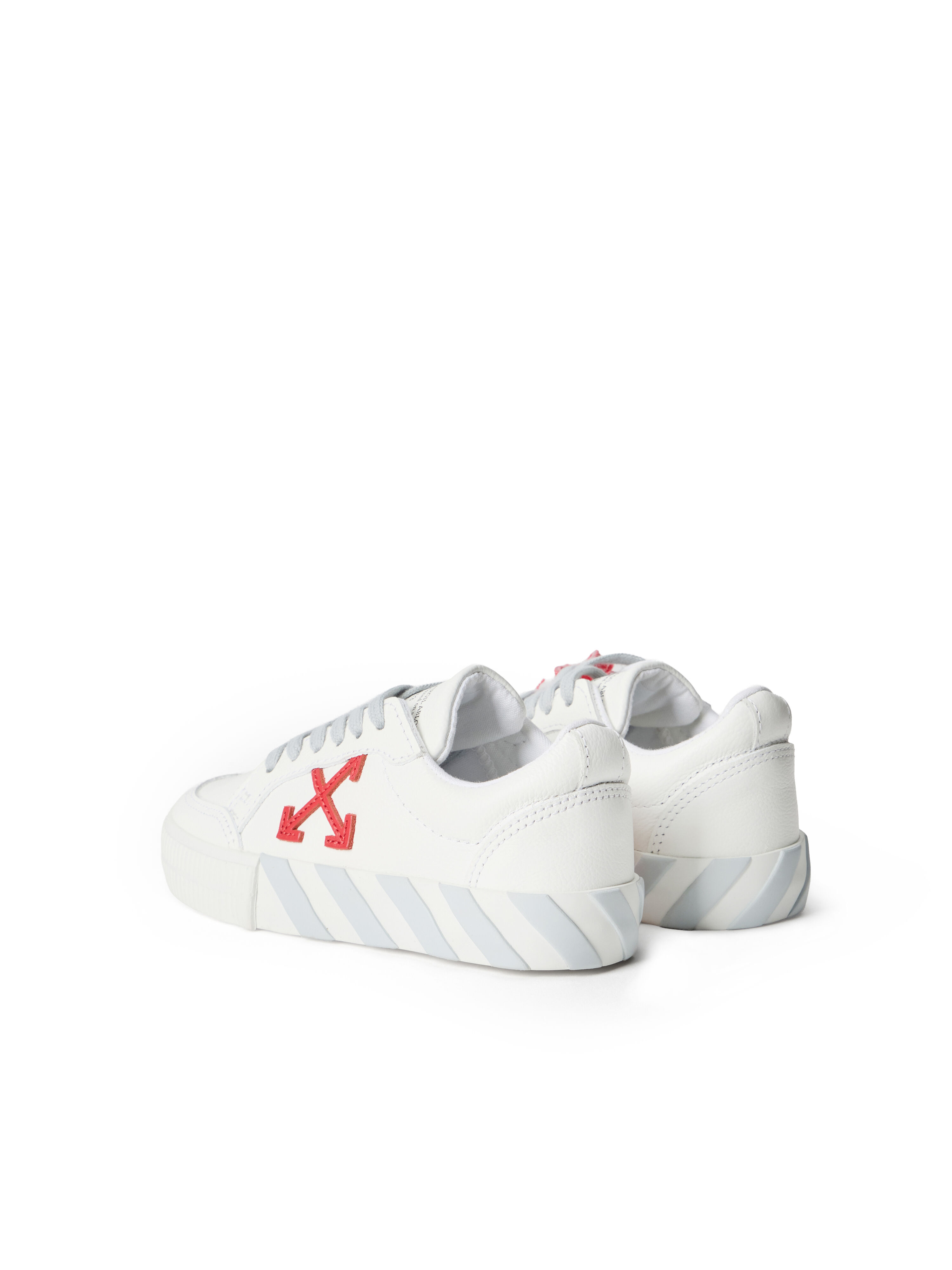 OFF WHITE Vulcanized Low Sneakers WHITE - LIGHT GREY OBIA003S26LEA001
