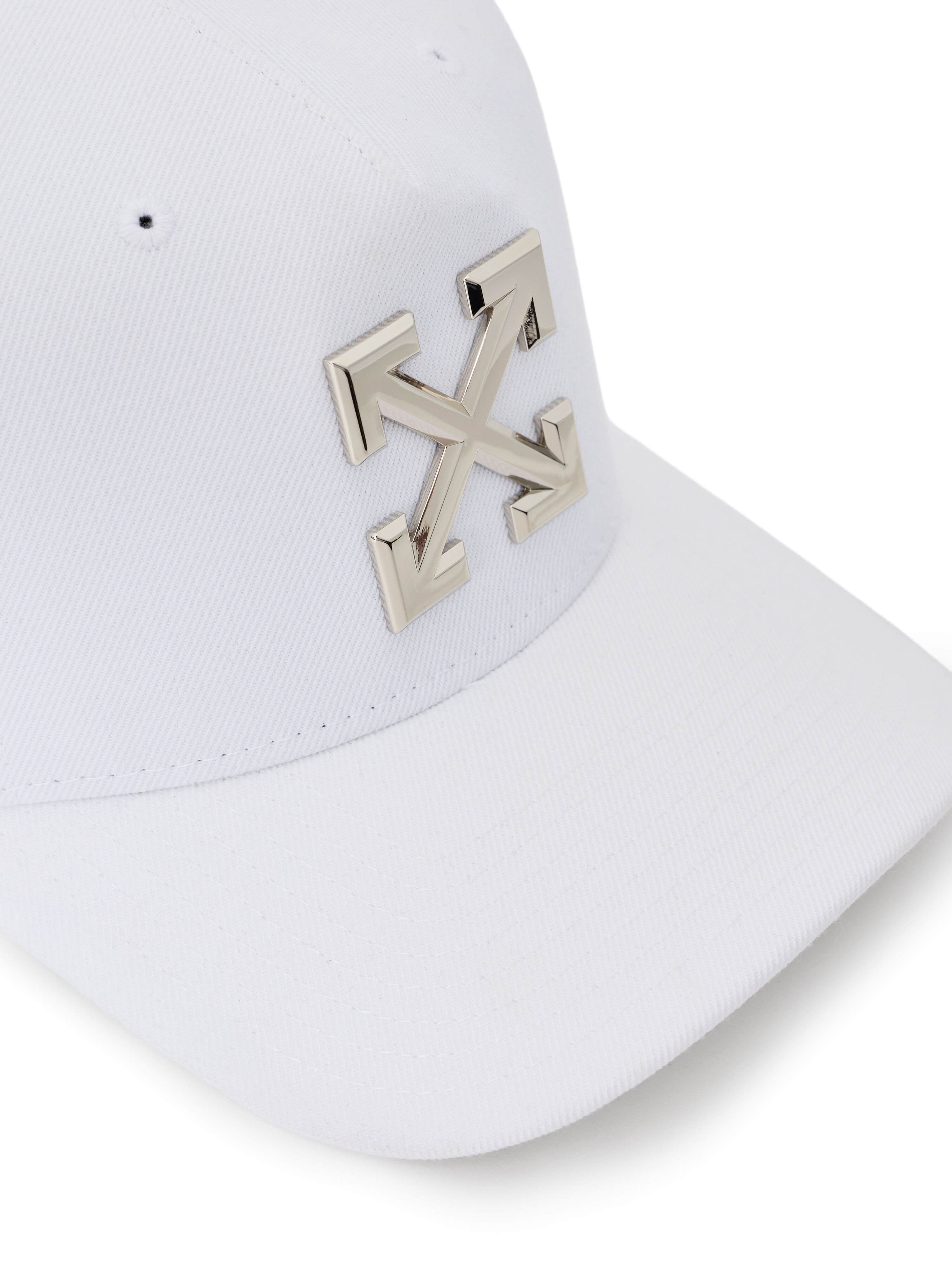 Arrows Metal Badge Baseball Cap OFF WHITE Arrows Metal Badge Baseball Cap WHITE OW7100201