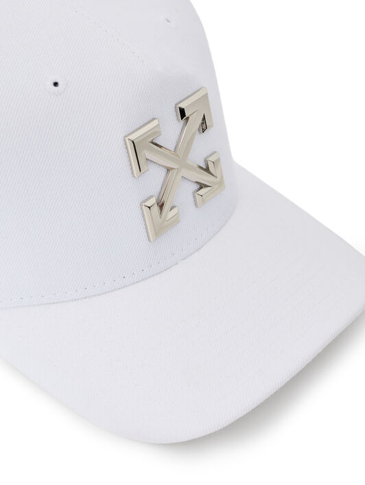 Arrows Metal Badge Baseball Cap OFF WHITE Arrows Metal Badge Baseball Cap WHITE OW7100201