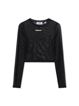 LAB L/AB Fitted Crop Top Black Night LABF2639B00049T