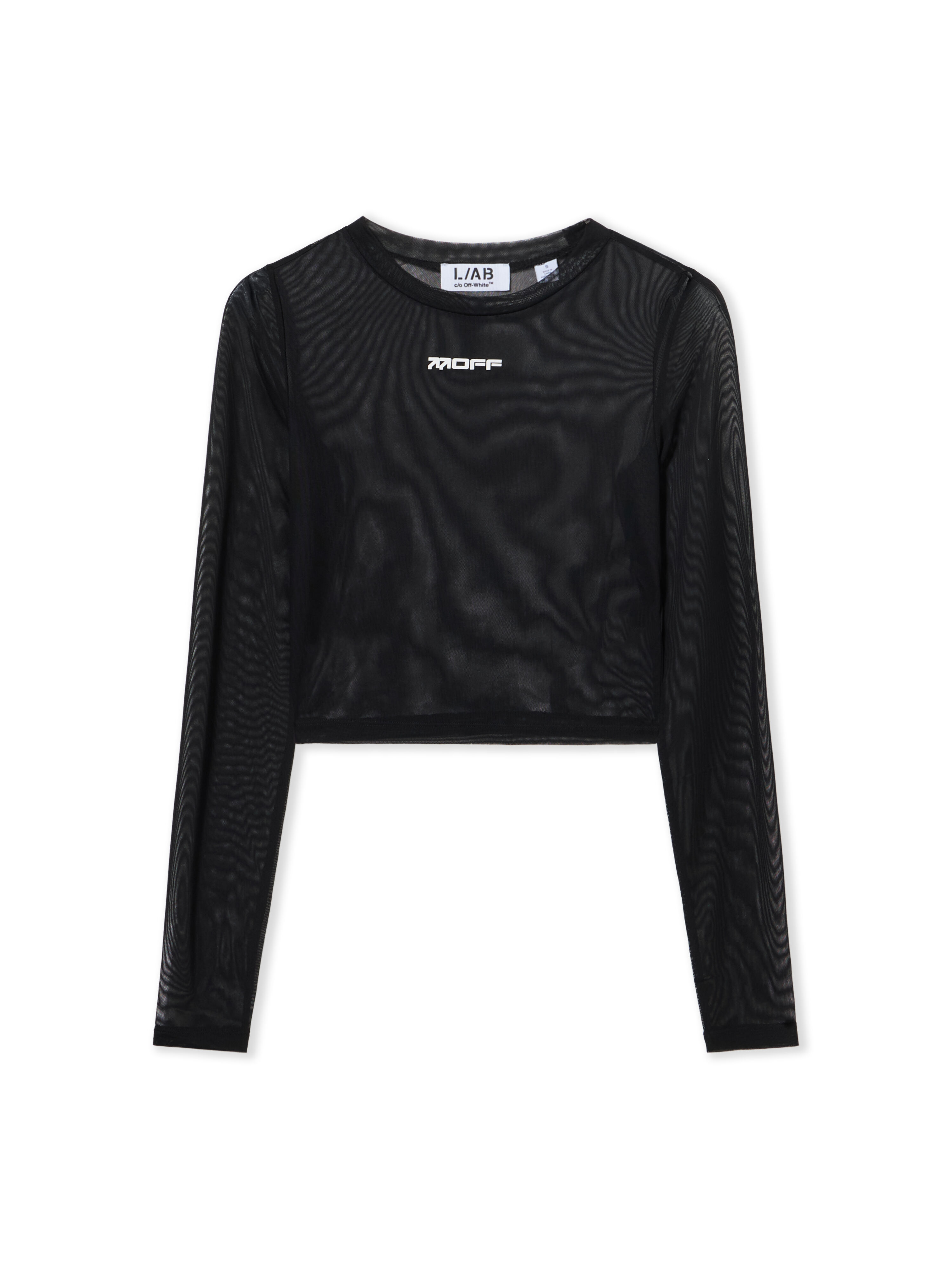 L/AB Fitted Crop Top LAB L/AB Fitted Crop Top Black Night LABF2639B00049T