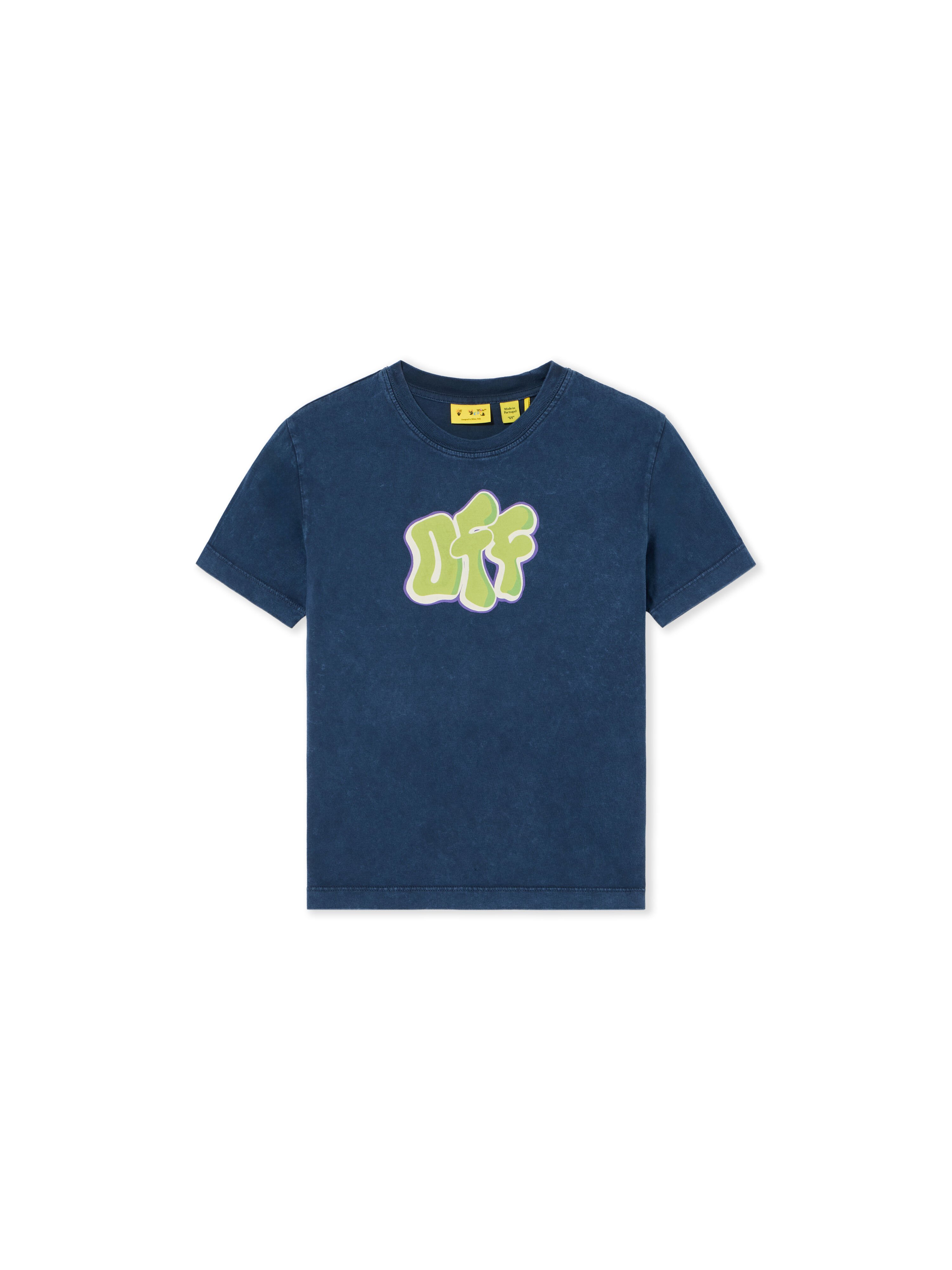 Graffiti Short Sleeve T-Shirt OFF WHITE Graffiti Short Sleeve T-Shirt BLUE NIGHTS 44BAA002F26J00C