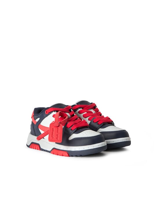 OFF WHITE Out Of Office Sneakers NAVY BLUE - RED OBIA011S26LEA001
