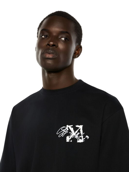 Stroke 2 Arrow Skate T-Shirt OFF WHITE Stroke 2 Arrow Skate T-Shirt BLACK 44MAA120F26J00J