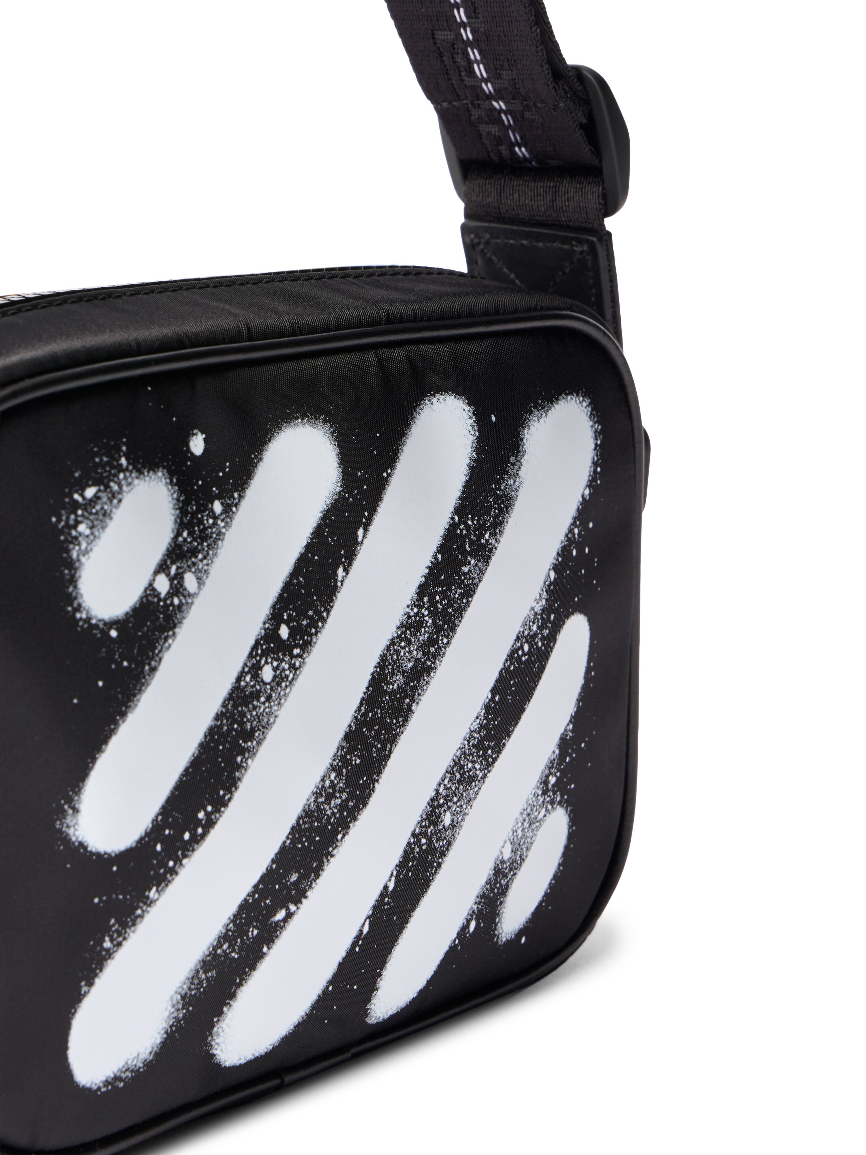Diagonal Spray Camera Bag in BLACK - WHITE for Men | Off-White™ Diagonal Spray Camera Bag in BLACK - WHITE for Men | Off-White™