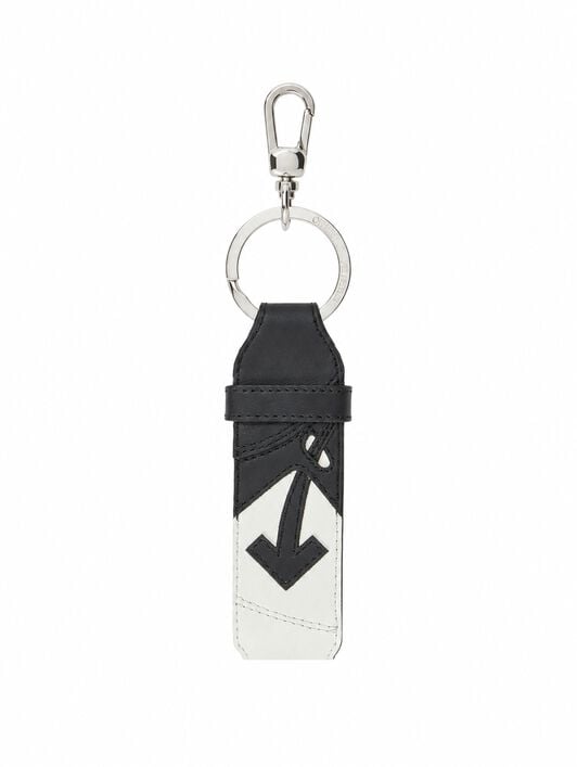 Out Of Office Key Holder OFF WHITE Out Of Office Key Holder BLACK - WHITE OMZF003F25LEA002