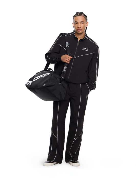 LAB L/AB Diagonal Track Jacket BLACK 44LABF26O063