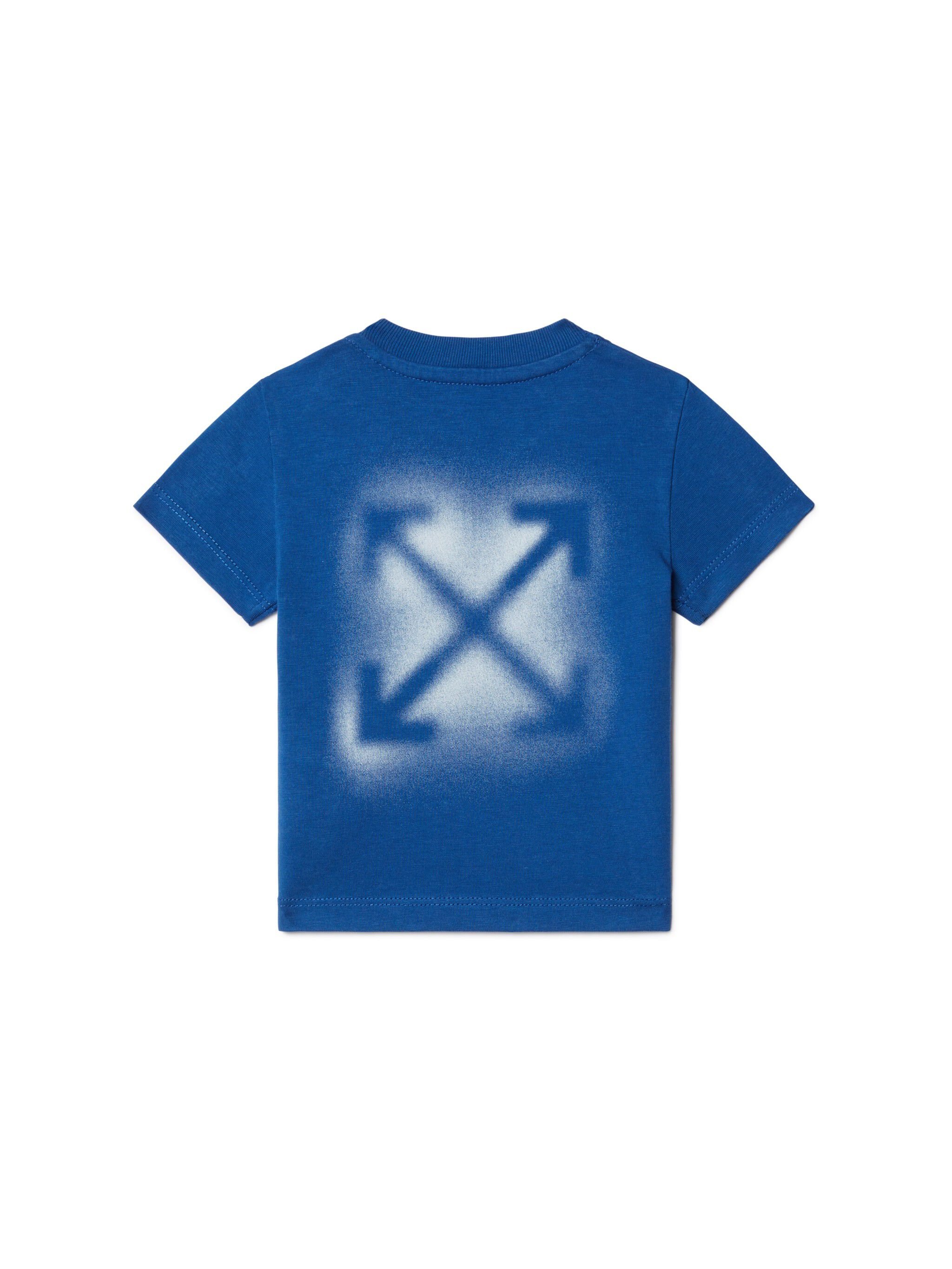 OFF WHITE Spray Arrow T-Shirt BLUE OBXB001S25JER002