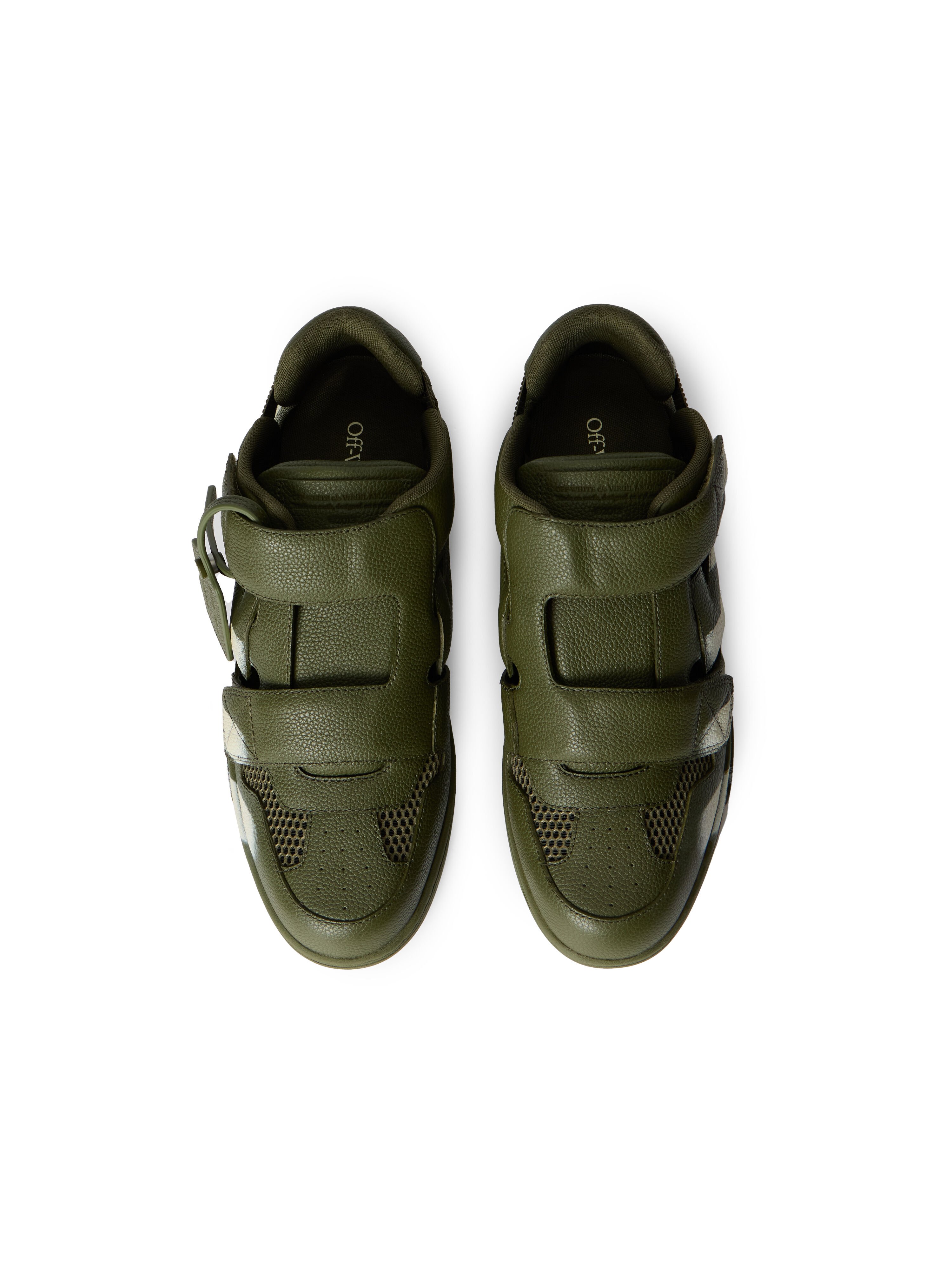 OFF WHITE Ooo Sandal MILITARY GREEN - OFF WHITE OMIA29SC99LEA001