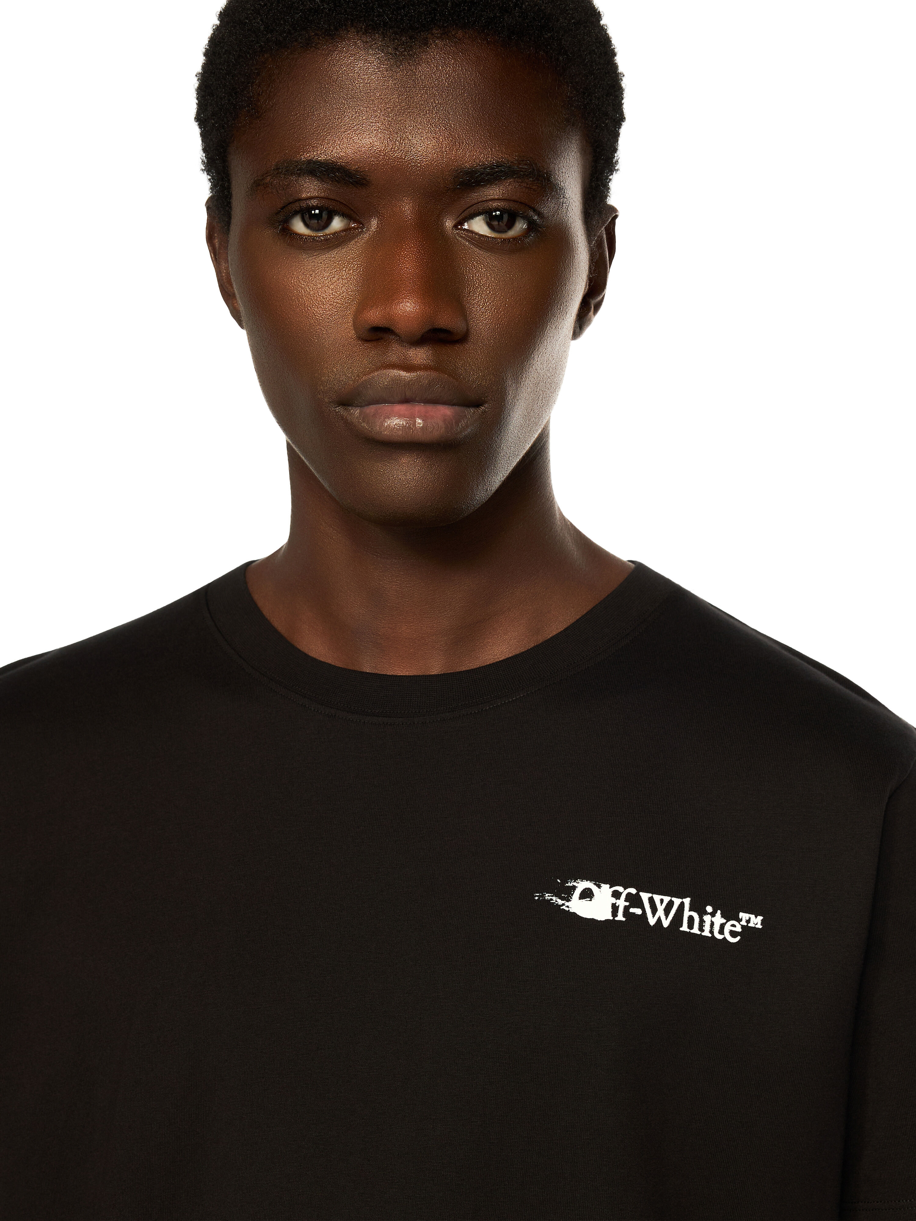 OFF WHITE Ink Arrow Skate Sweatshorts BLACK - WHITE OMCI013F25FLE004