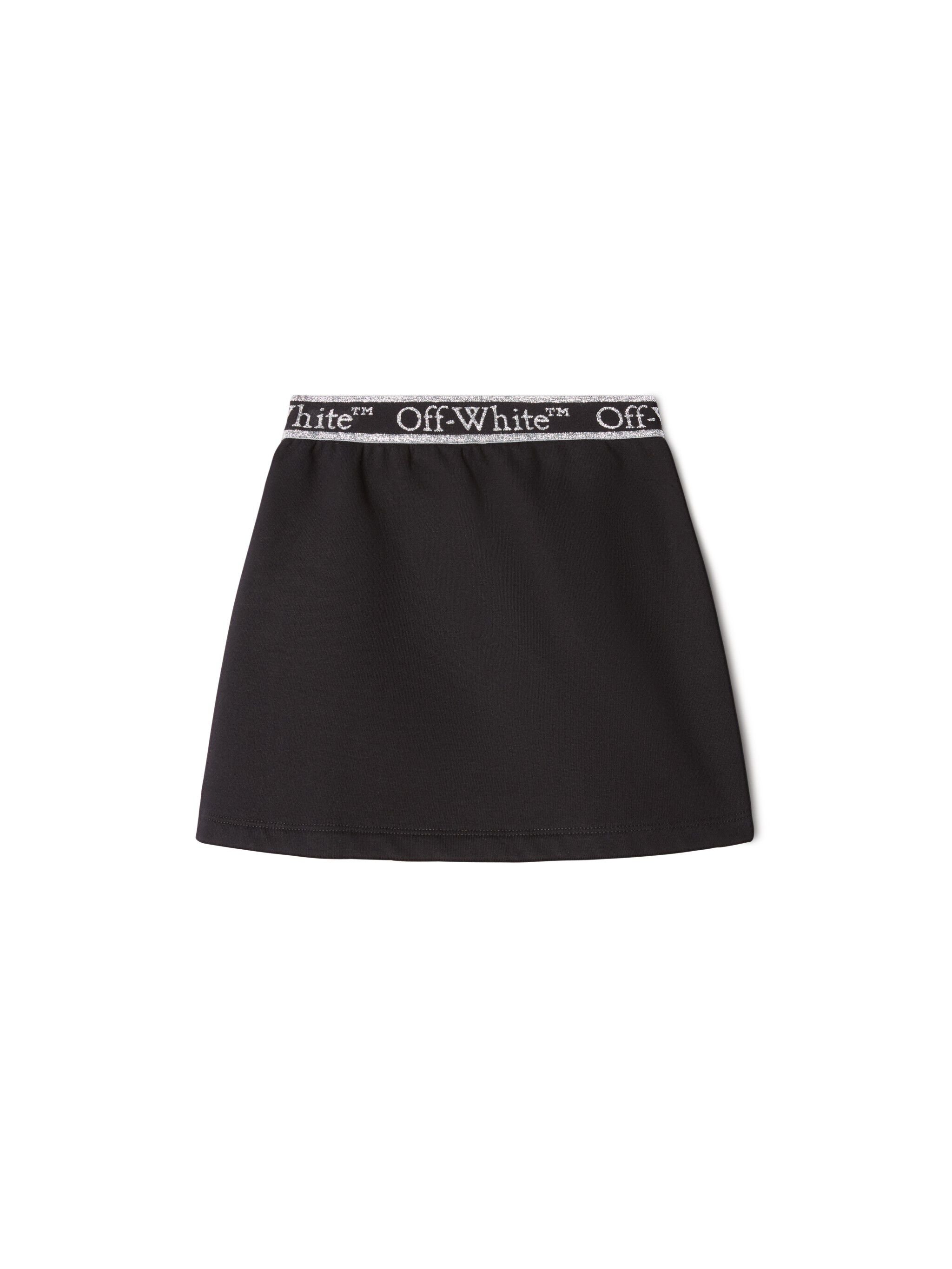 OFF WHITE Bookish Logo Band Sweat Skirt  OGCK001C99FLE003