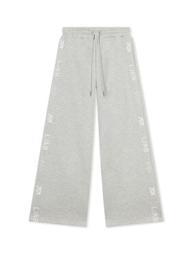 LAB L/AB Wide Leg Sweatpants Med Grey Heather LABF2639H00103T