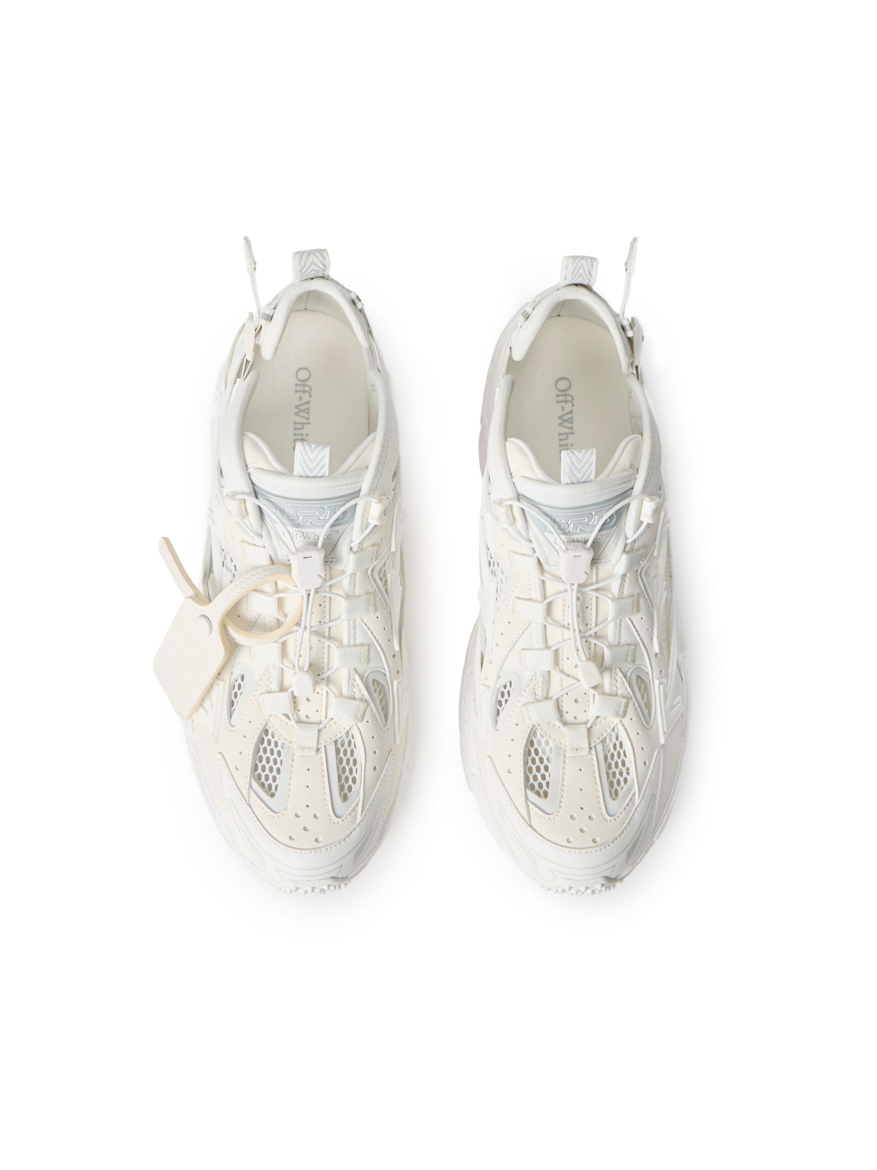 OFF WHITE Be Right Back Open Sneakers WHITE - WHITE OMIA29SS26FAB001