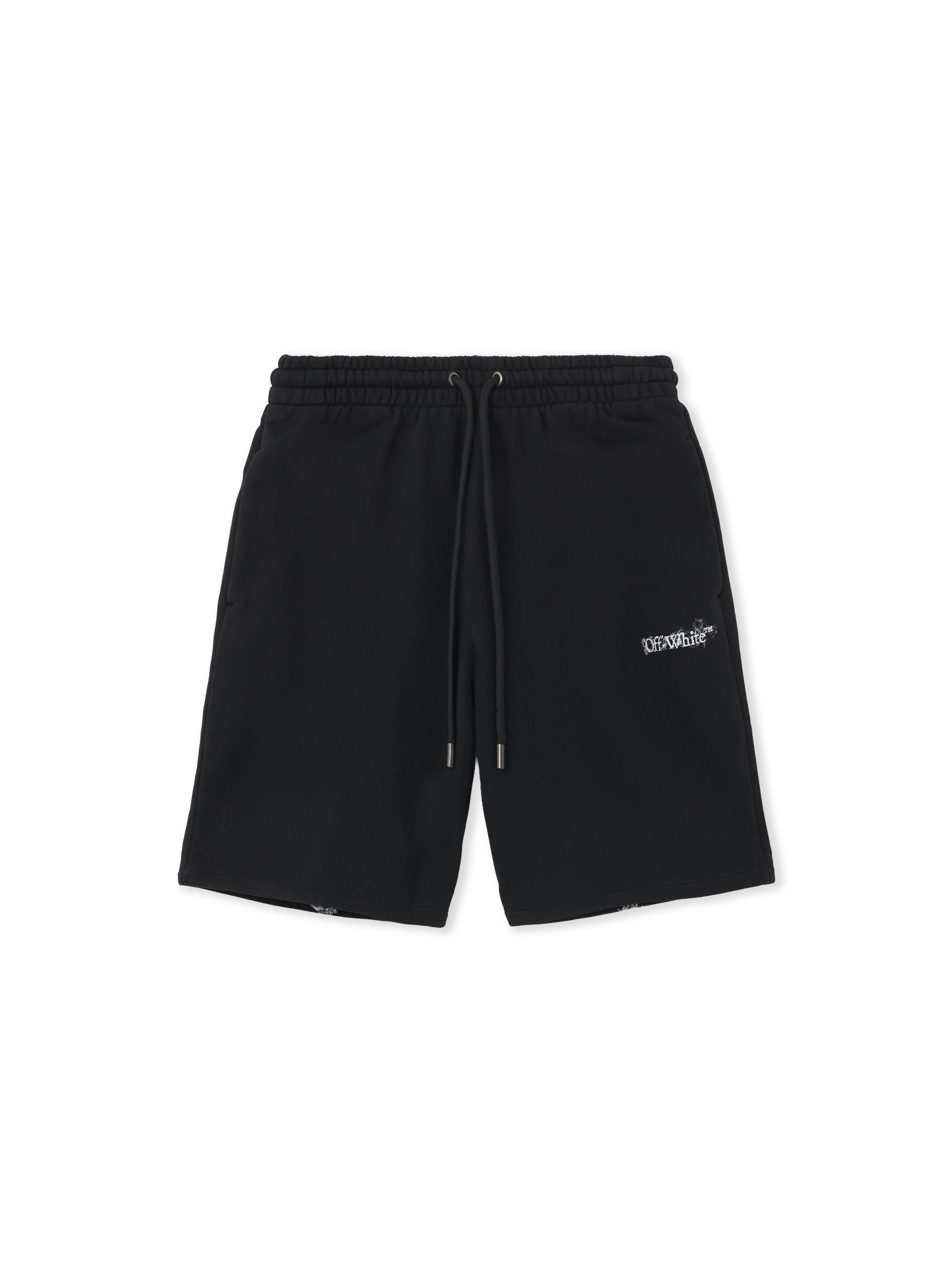 OFF WHITE Heraldic Arrow Skate Sweatshort BLACK 44MCI013S26F001