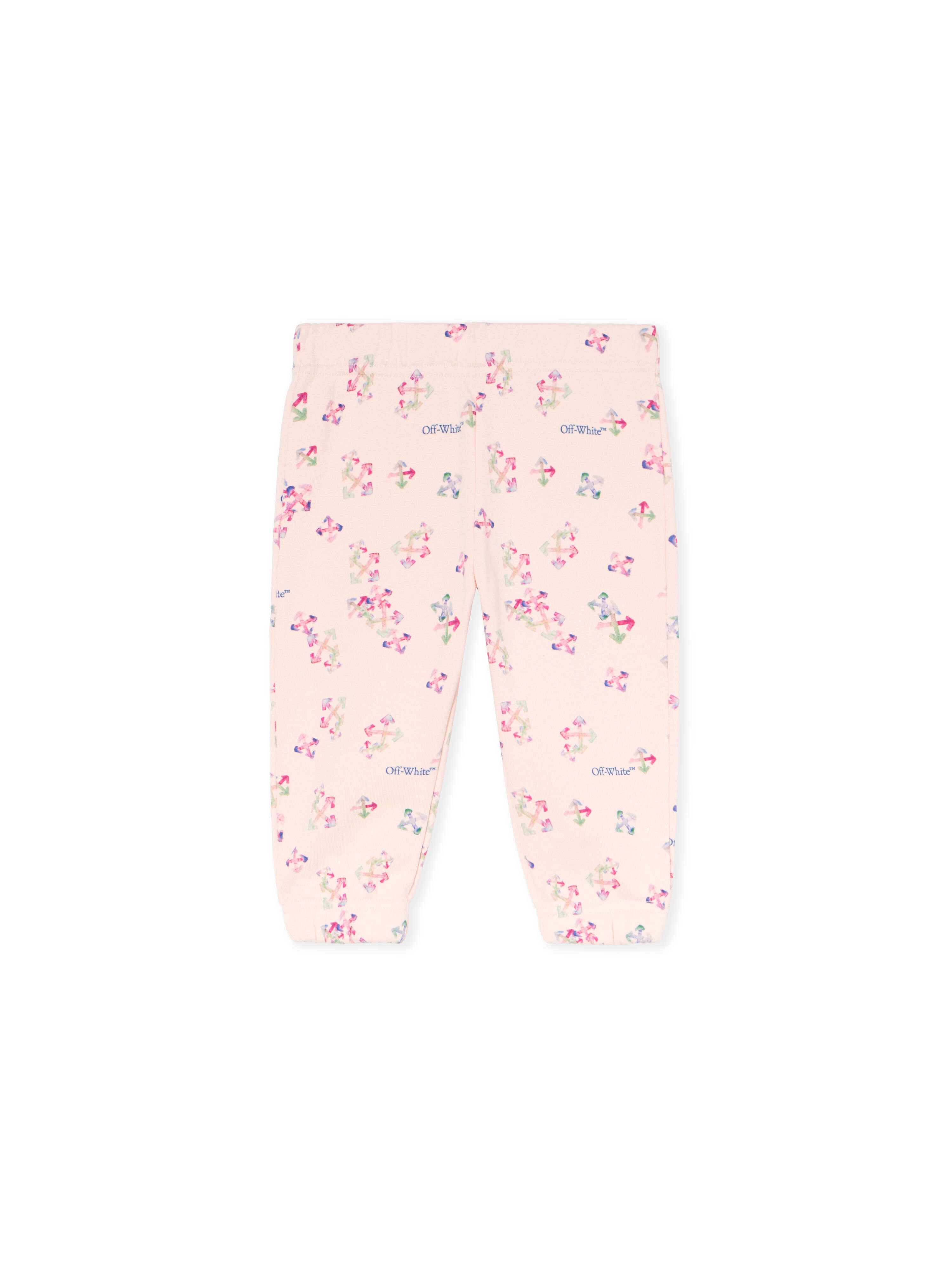OFF WHITE Aop Arrow Logo Sweatpant ROSE PINK - MULTICOLOR OGXD001F25FLE001