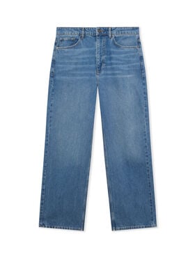 LAB Straight Piped Jeans STEEL INDIGO 44LABF26D108