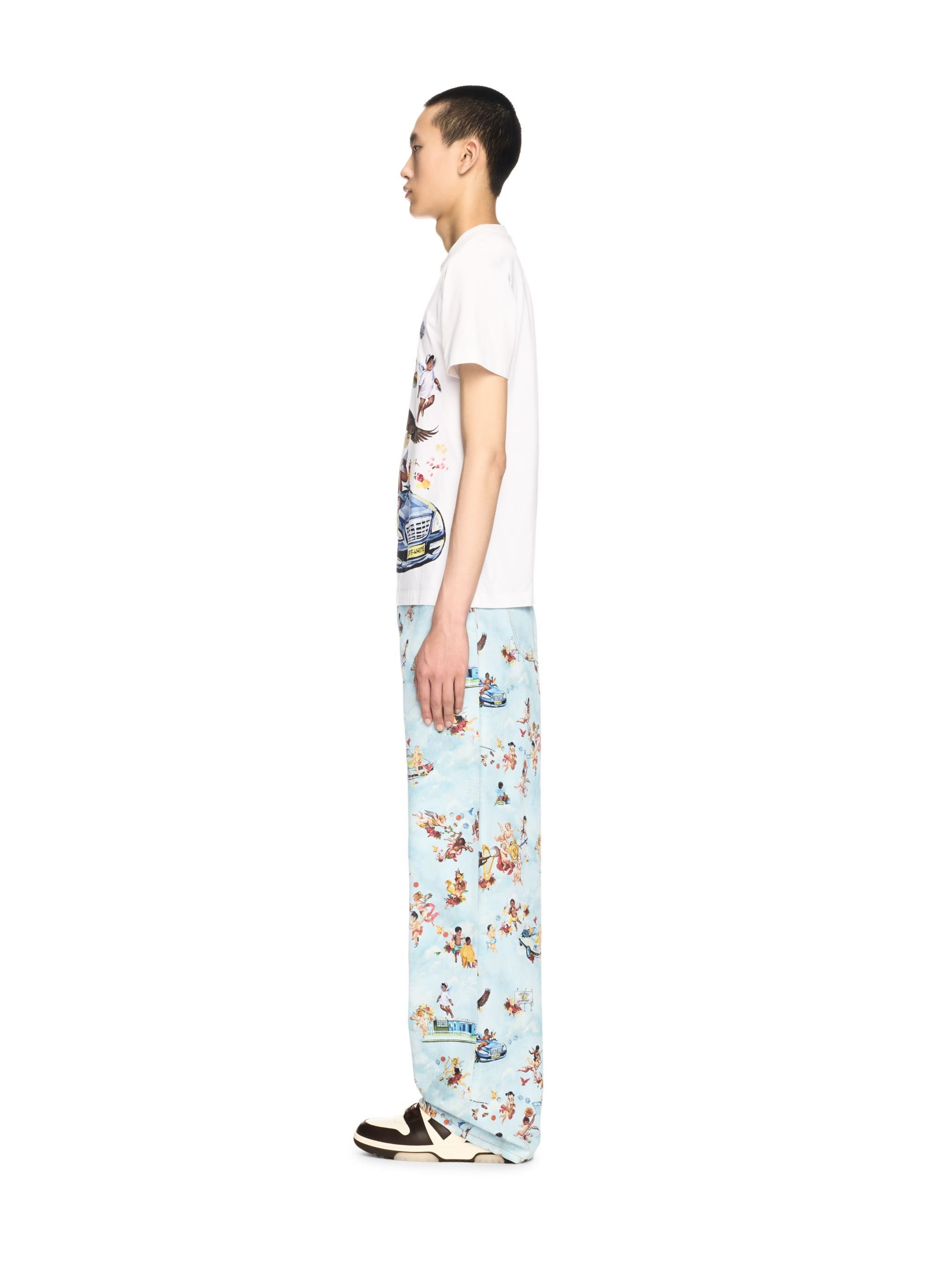 OFF WHITE Hellblaue/Multifarbene Fresko Jeans BLAU OMYA18BS25DEN002