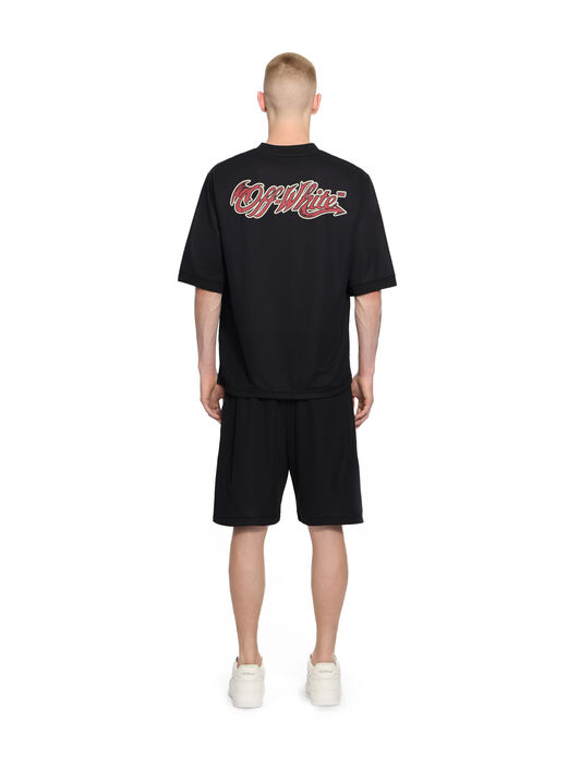 Off-White™ c/o AC Milan Tech T-Shirt OFF WHITE Off-White™ c/o AC Milan Tech T-Shirt BLACK RED 44MAA16QG25F001