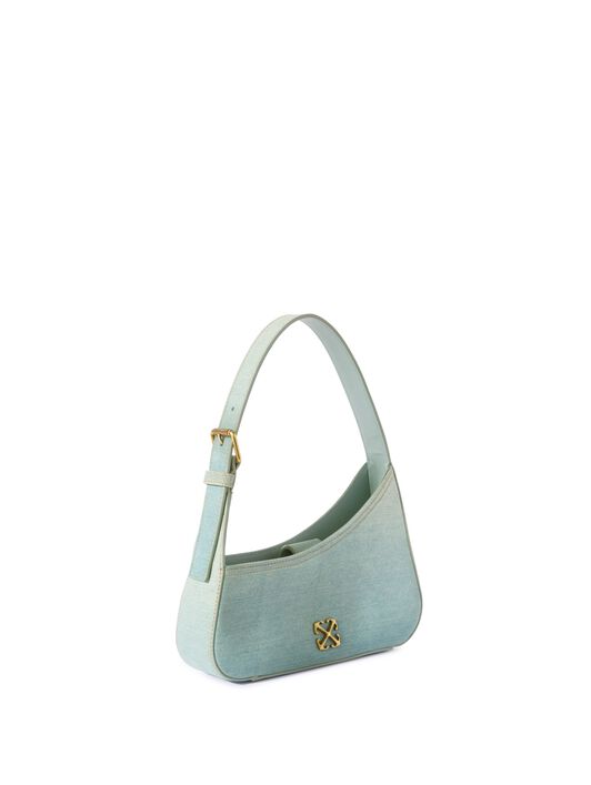 OFF WHITE Jitney Shoulder Denim Leather Light Blue BLUE OWNN18AS25LEA001