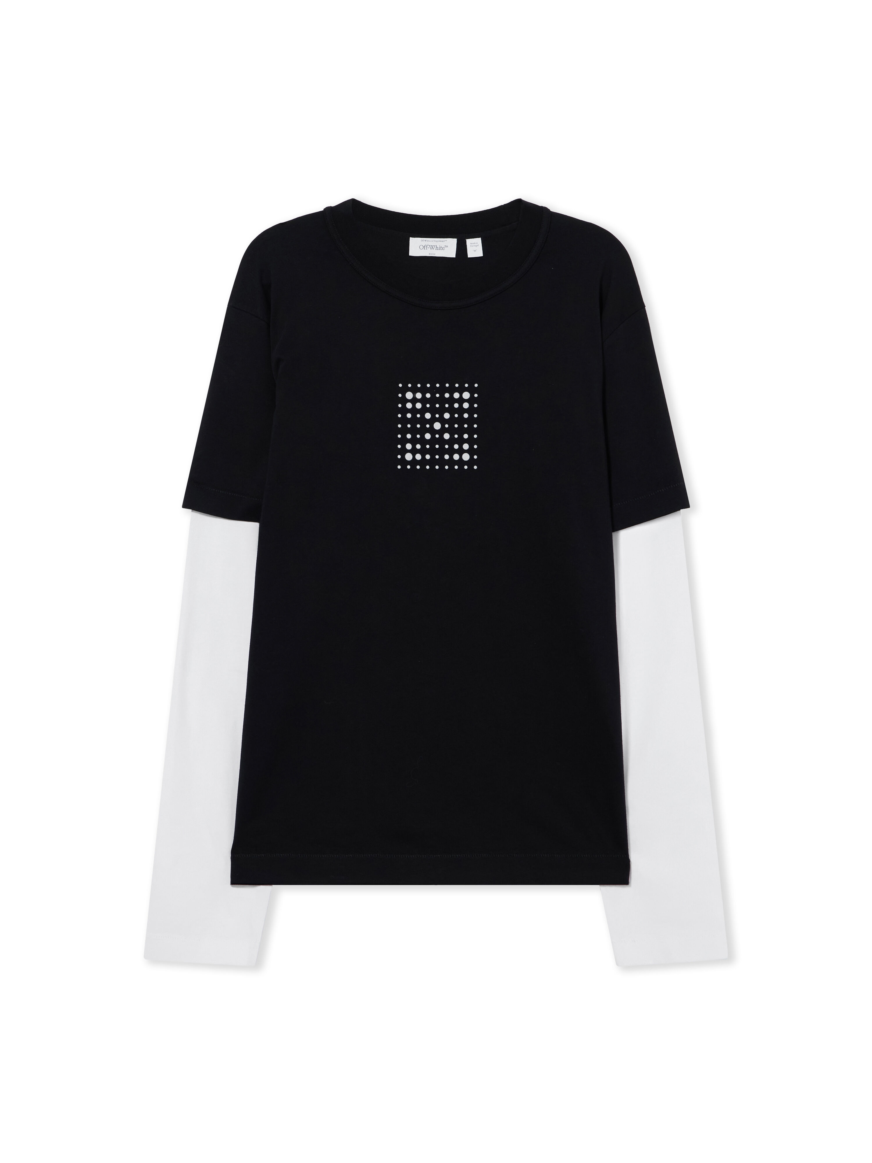 Dotted Arrow Double Sleeve Regular Long Sleeve T-Shirt OFF WHITE Dotted Arrow Double Sleeve Regular Long Sleeve T-Shirt BLACK 44MAB09RG26J002