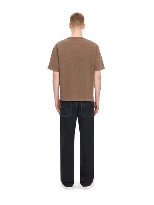 OFF WHITE OWR Skate T-shirt FADE OUT SLATE BLA 44MAA120S26J00Z
