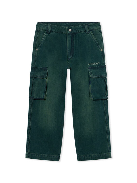 Stitch Diag Denim Cargo Pants OFF WHITE Stitch Diag Denim Cargo Pants PINE GROVE 44BYB002F26D002