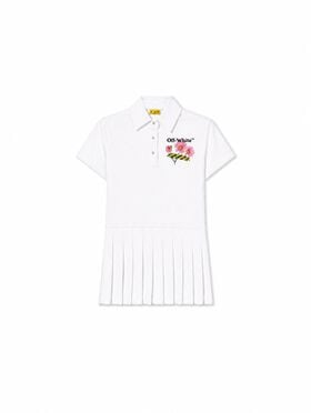 OFF WHITE Daisy Tape Dress S/S WHITE 44GDH007S26J001