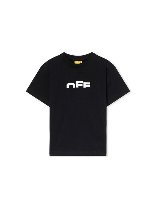 Type Logo Logo T-Shirt OFF WHITE Type Logo Logo T-Shirt BLACK - WHITE OBAA002F25JER002